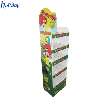 Custom Design Cardboard Promotional Foldable POS Free Standing Display Units